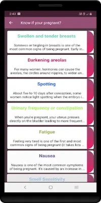 Know if your pregnant? android App screenshot 2